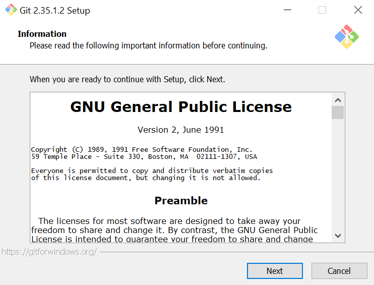 git installation configuration