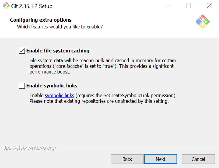 git installation configuration
