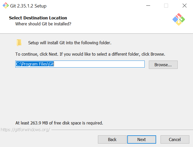 git installation configuration