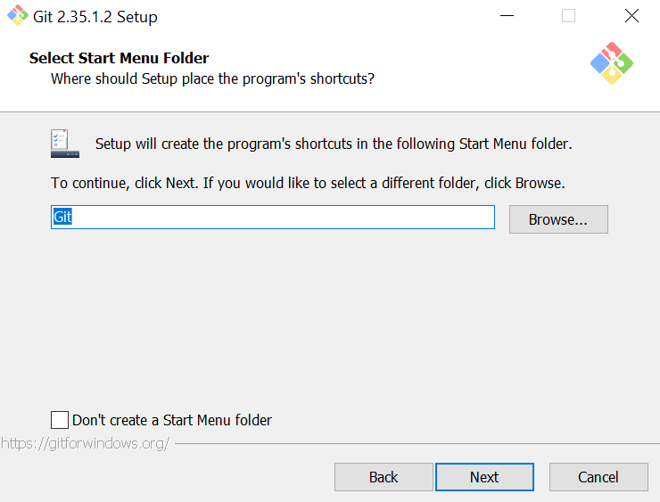 git installation configuration