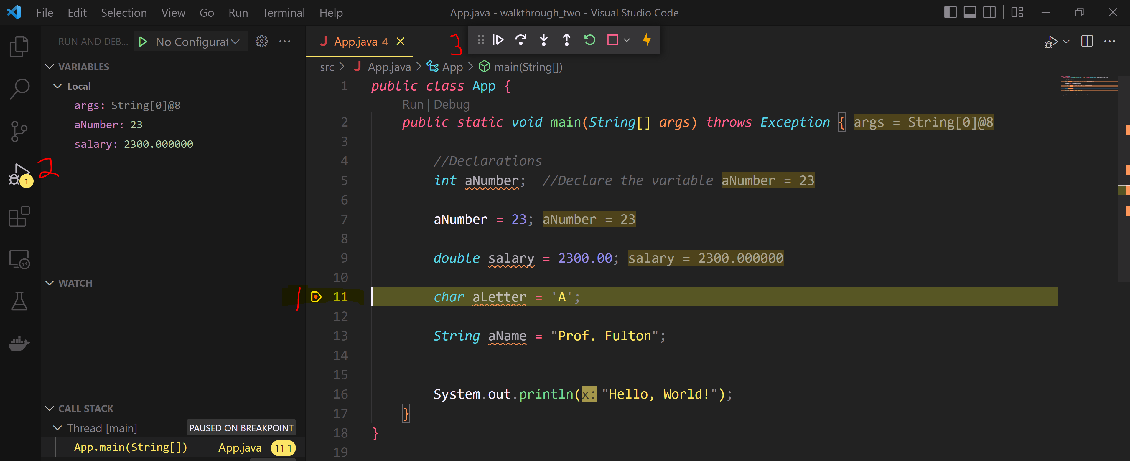 Debugging in VS Code