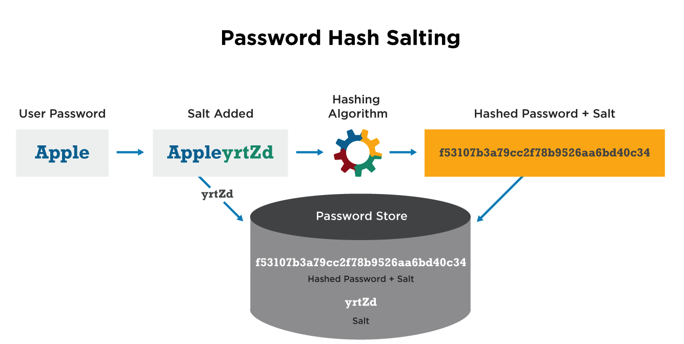 Hashing and Salting Password